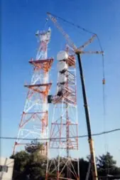 Lifting a Bailey bridge, raising antennas in Safed, raising a chimney at the refinery in Haifa