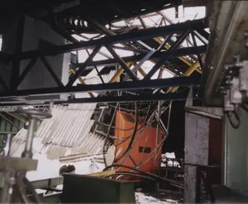 Ceiling Collapse resulting from a Snow Storm