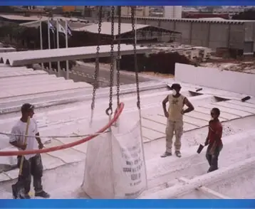 Pumping Limestone resulting from a malfunction at a plant